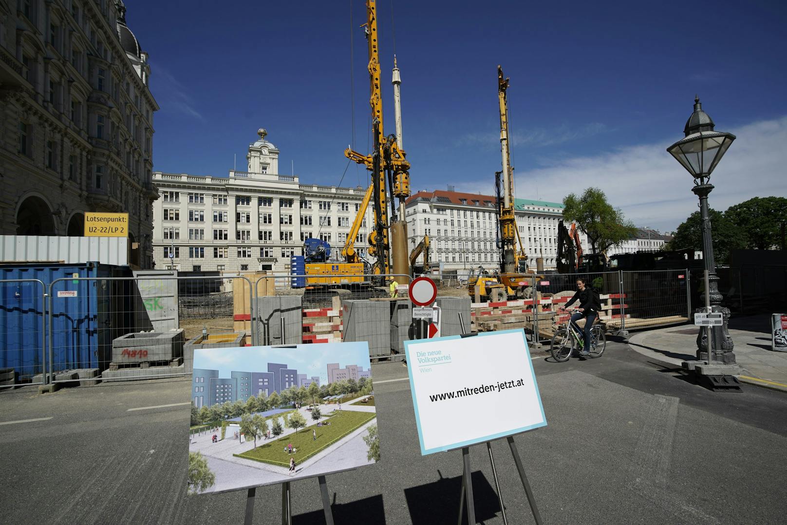 Im Zuge der Bauarbeiten für das Linienkreuz U2/U5 startet die ÖVP Wien eine Bürgerbeteiligung und sammelt Ideen zur Gestaltung der U-Bahn-Oberflächen.<br>