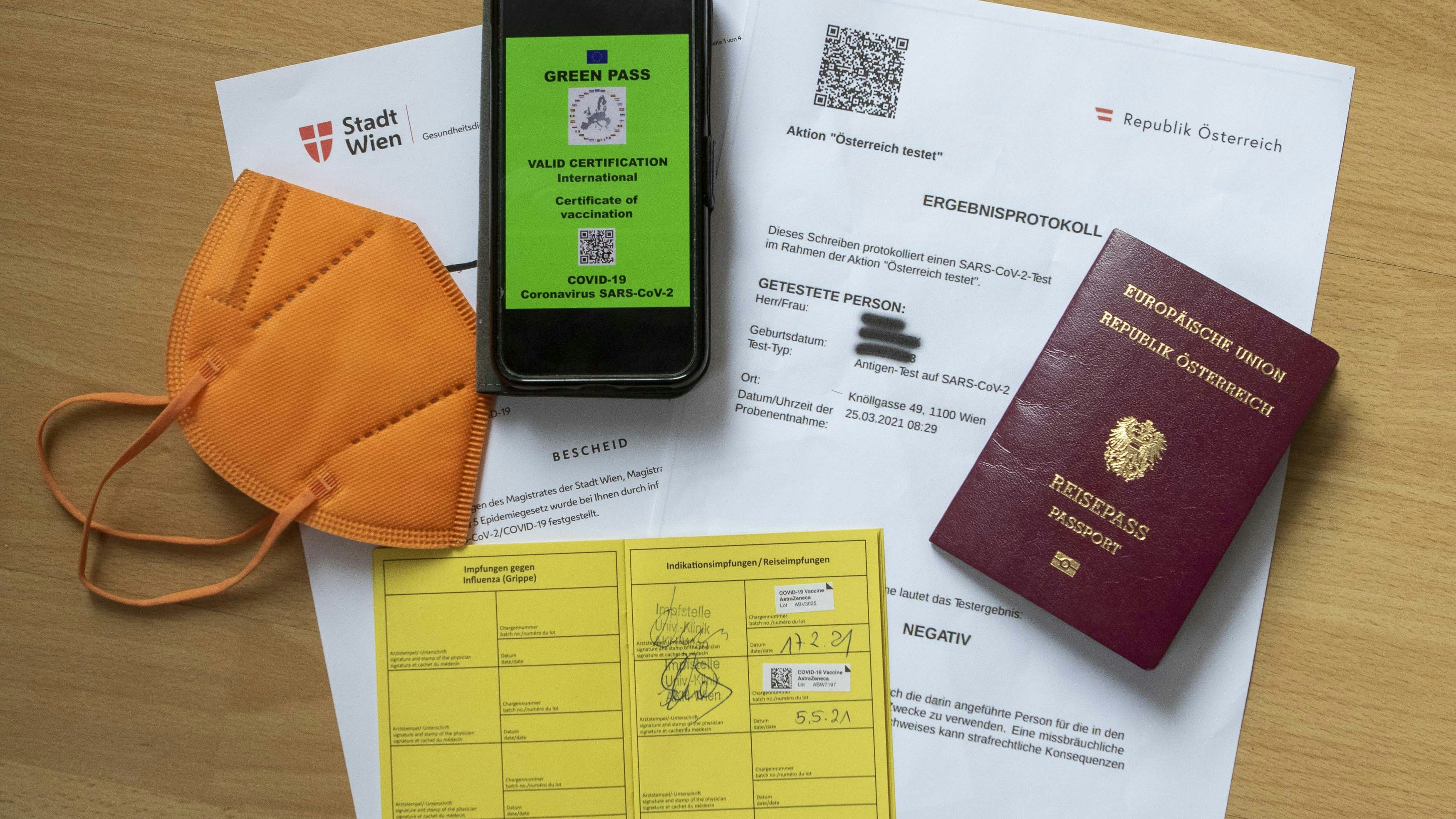 Der "Grüne Pass" gilt als Eintrittstest in Gastro, Hotels und Co.