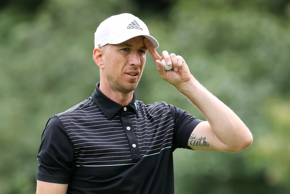 Marc Janko beim Golfen