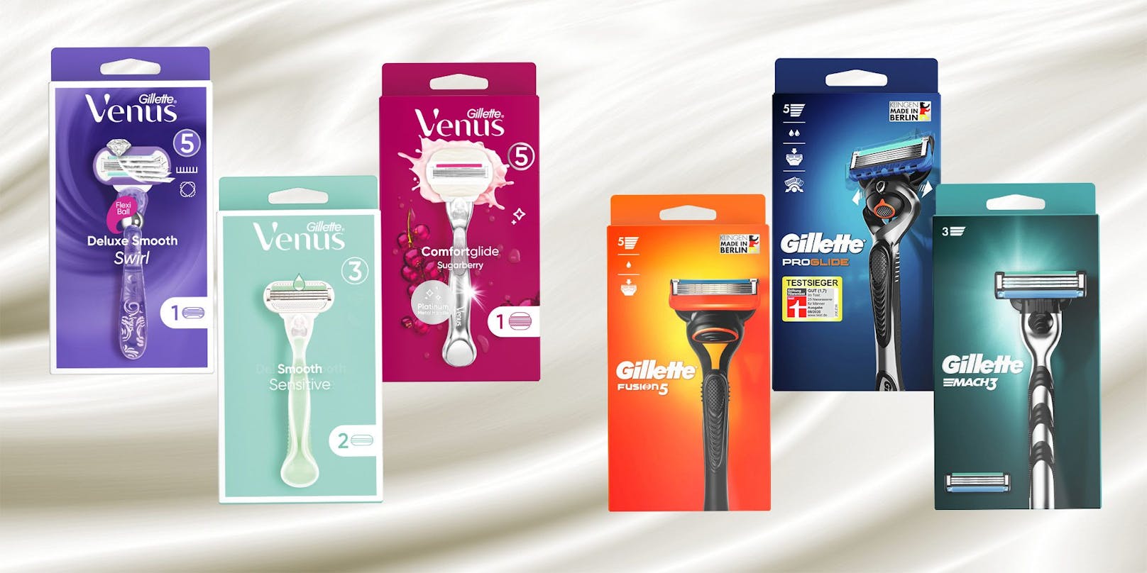 <em>Gewinne jetzt ein Produktpackage von Gillette oder Gillette Venus: Die verbesserte Technologie und die nachhaltige Verpackung machen die tägliche Rasur zum wahren Vergnügen! </em>