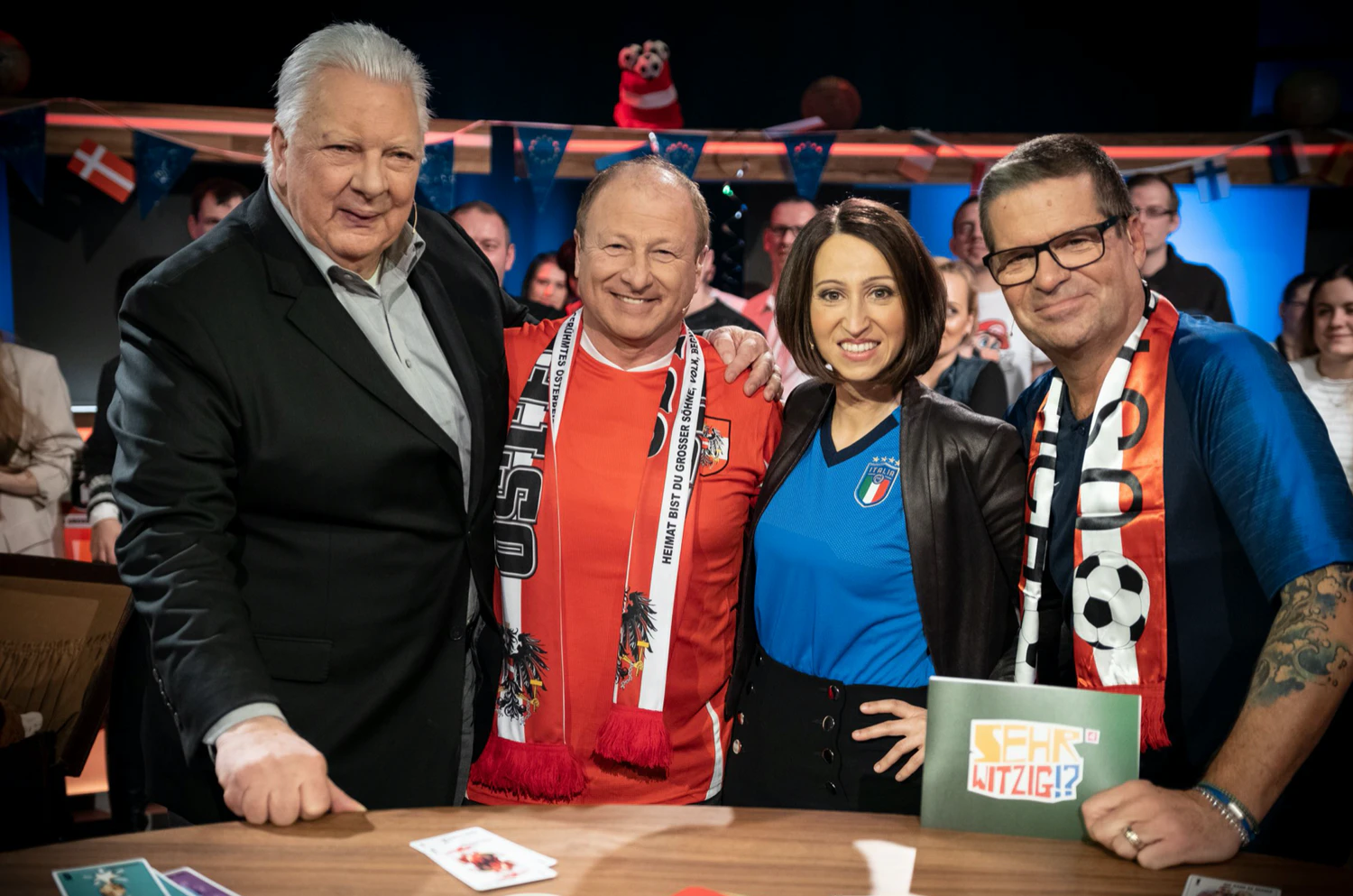 Edi Finger jun., Harry Prünster, Lydia Prenner-Kasper und Gernot Rudle.