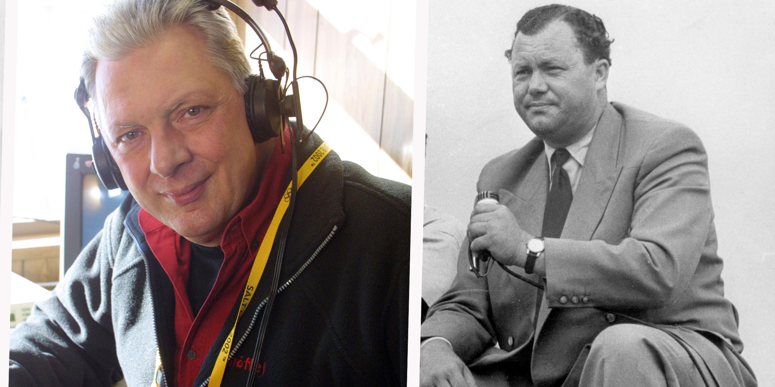 Reporter-Ikone Edi Finger jun. ist verstorben, rechts sein Vater Edi Finger sen.