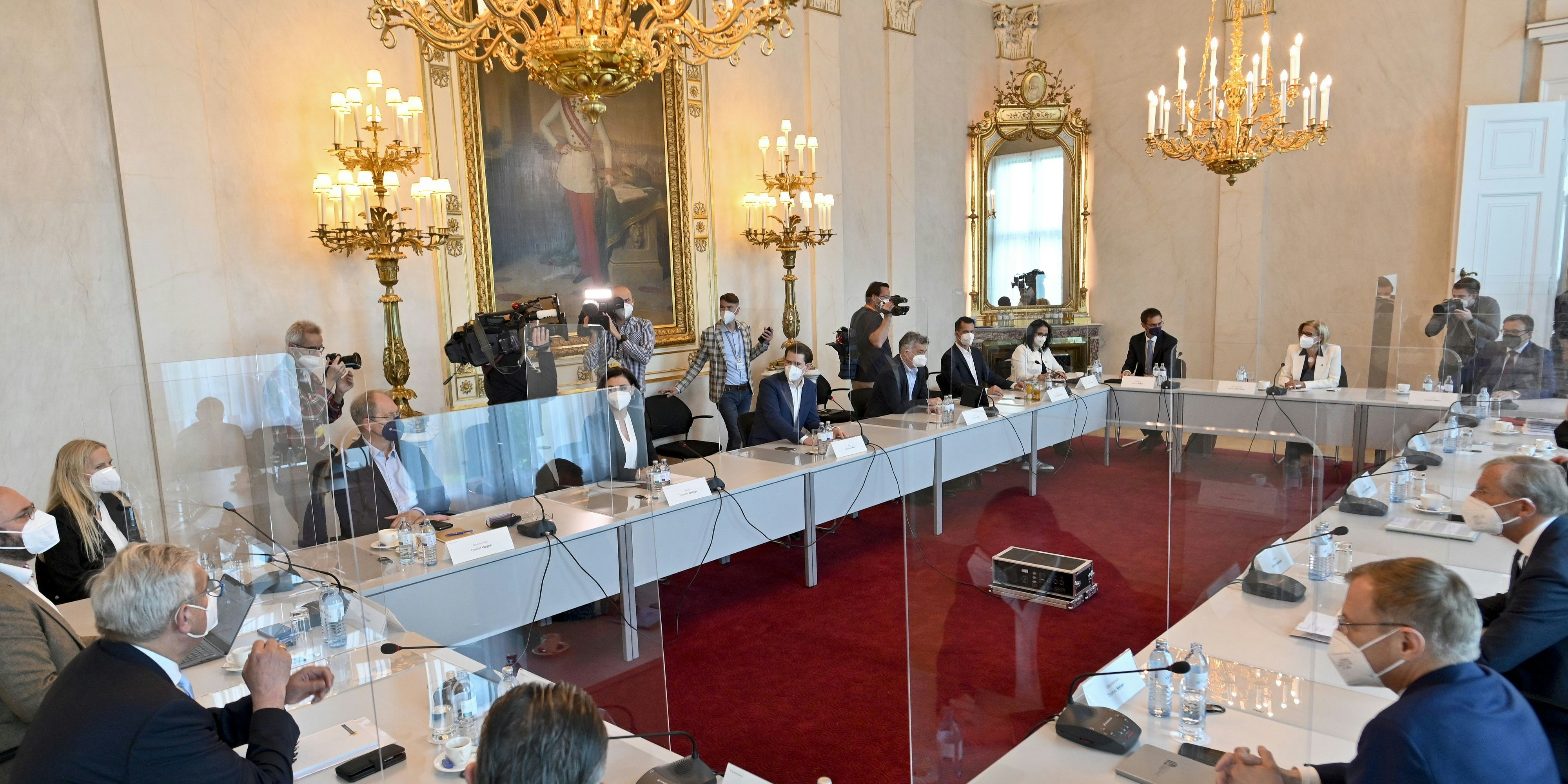 Hier beraten die Landeshauptleute mit der Bundesregierung die nächsten Öffnungsschritte 