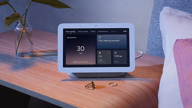 Die zweite Generation bei tink kaufen: Der Google Nest Hub 2 analysiert auf Wunsch den Schlaf.