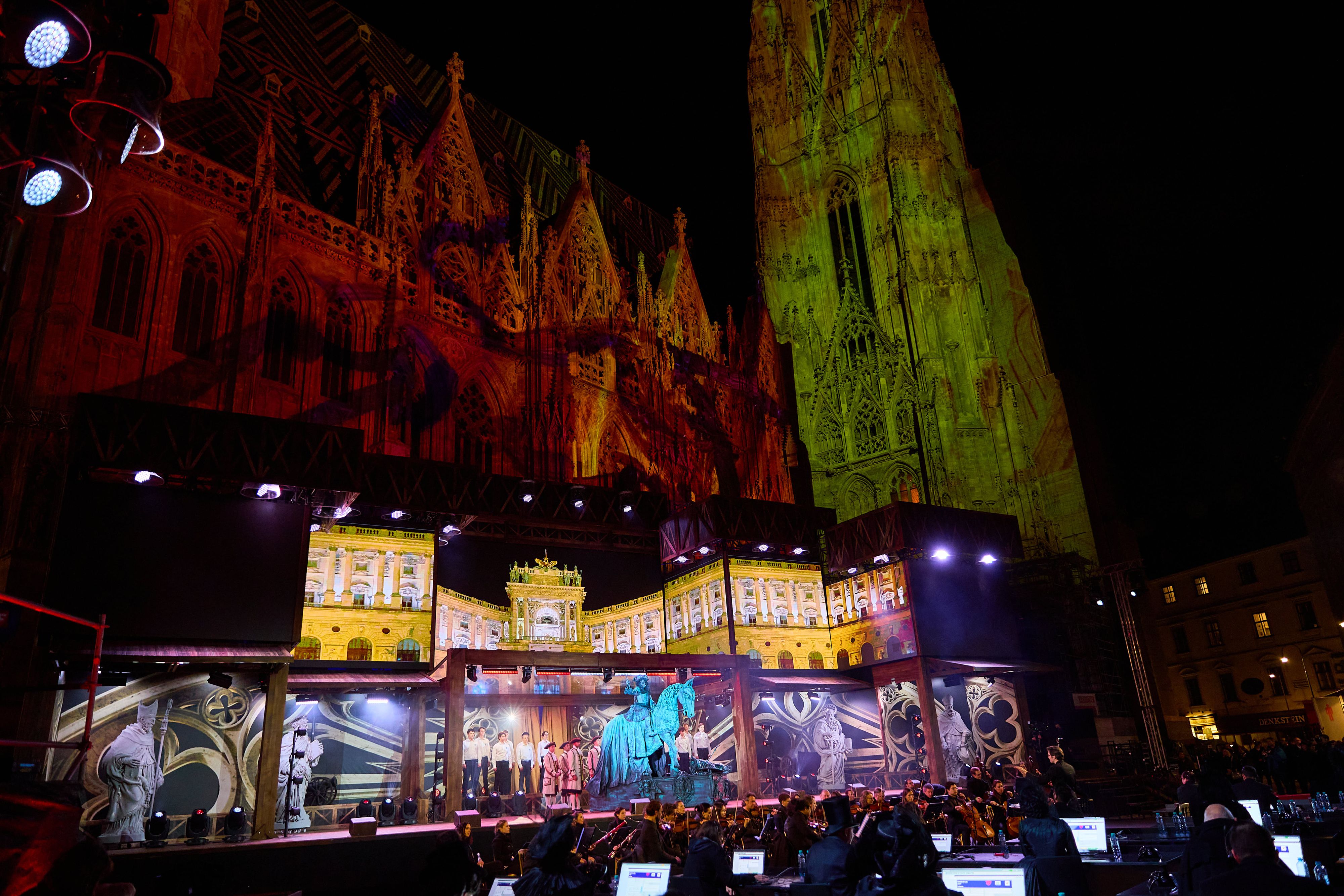 Austria For Life am Freitag auf dem Wiener Stephansplatz