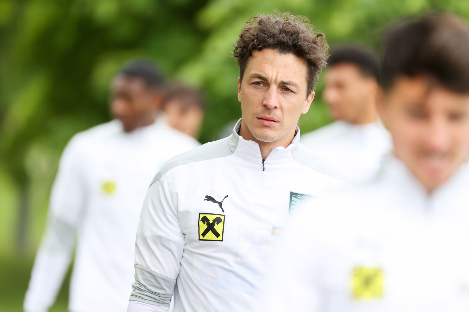 Julian Baumgartlinger am Samstag beim ÖFB-Training. Wenig später sorgte er für eine Schrecksekunde.