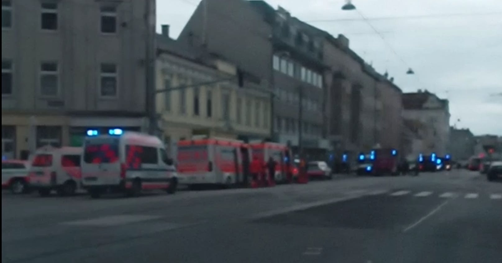 In Wien-Floridsdorf brannte ein Lokal.