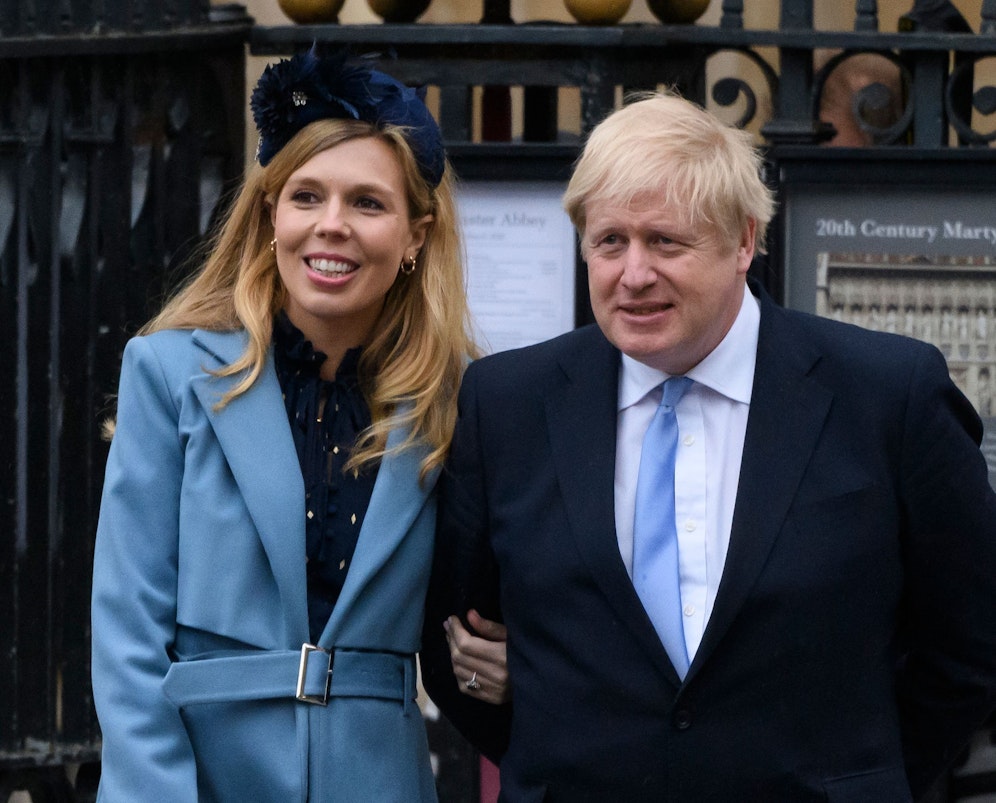 Boris Johnson und Carrie Symonds haben Ja gesagt.