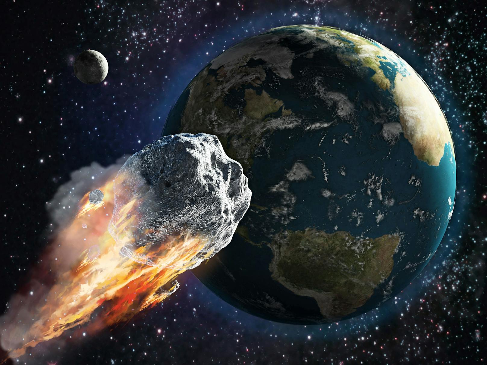 Der&nbsp;fiktive Asteroid 2021PDC würde am&nbsp;20. Oktober 2021 im tschechischen Grenzgebiet zu Deutschland und Österreich einschlagen.