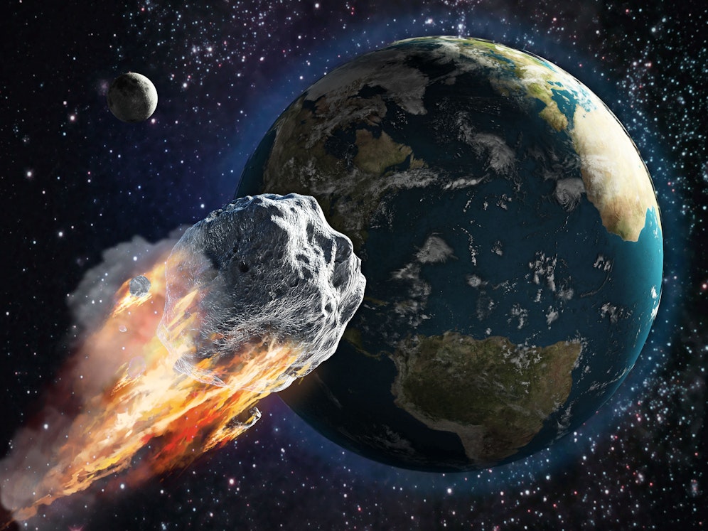 Der fiktive Asteroid 2021PDC würde am 20. Oktober 2021 im tschechischen Grenzgebiet zu Deutschland und Österreich einschlagen.