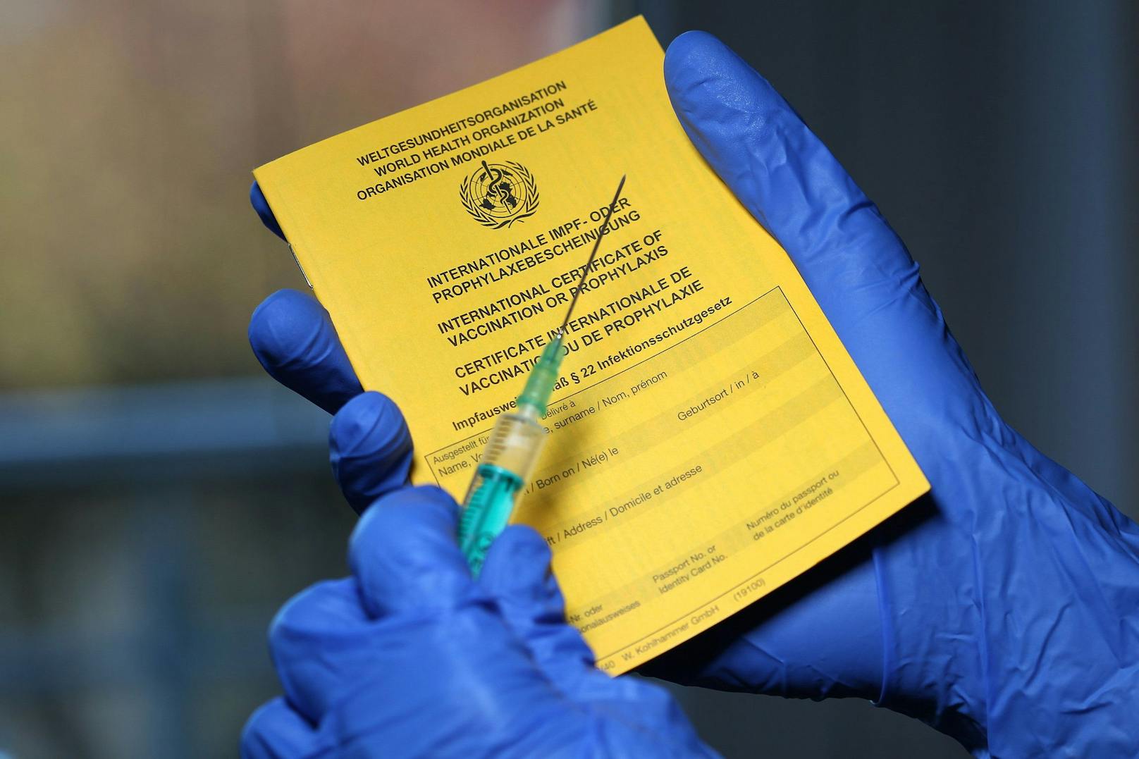 Der "Gelbe Impfpass" soll als Eintrittsberechtigung Gültigkeit haben.