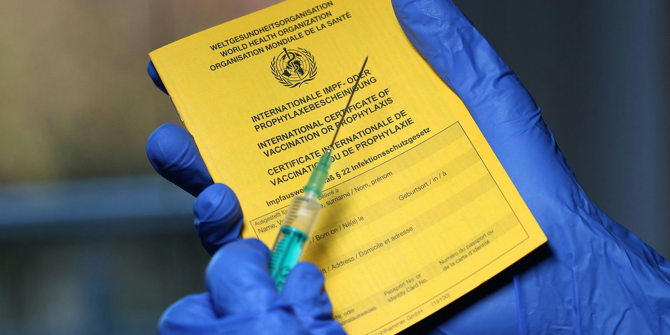 Der Gelbe Impfpass soll als Eintrittsberechtigung Gültigkeit haben.