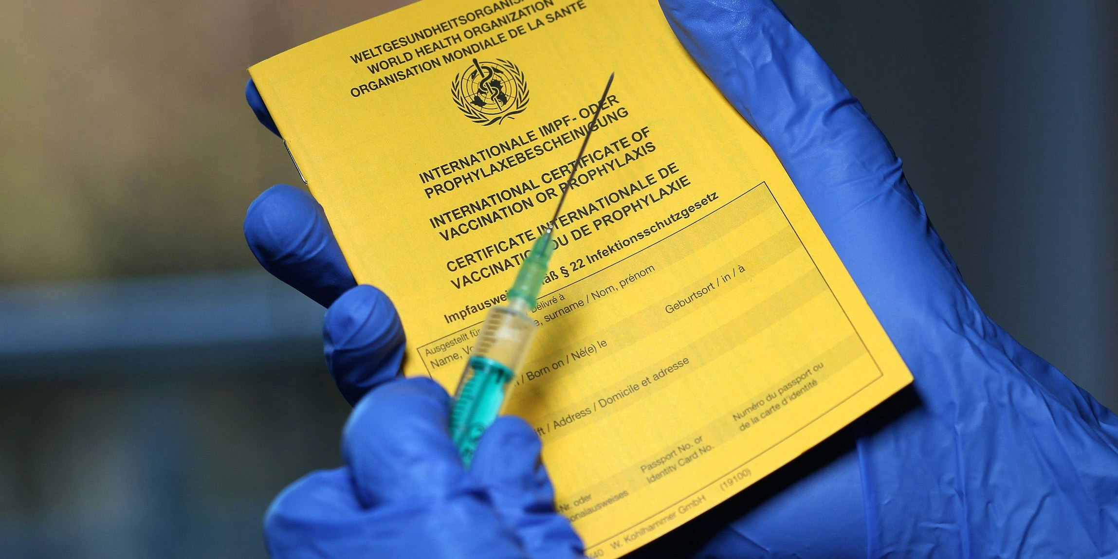 Der Gelbe Impfpass soll als Eintrittsberechtigung Gültigkeit haben.