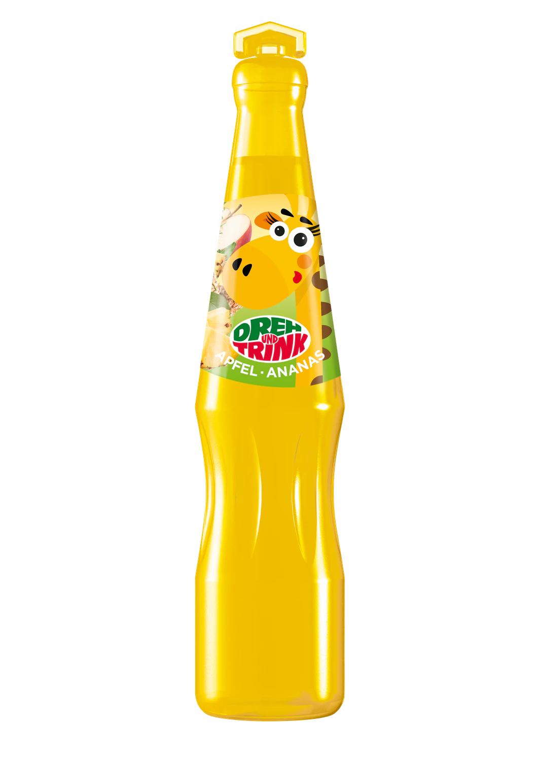 Neue Dreh und Trink-Sorte Apfel-Ananas