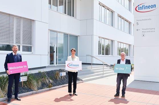 Mit einer Online-Veranstaltung wurde das neue Forschungsgebäude von Infineon Austria in Linz eröffnet.
