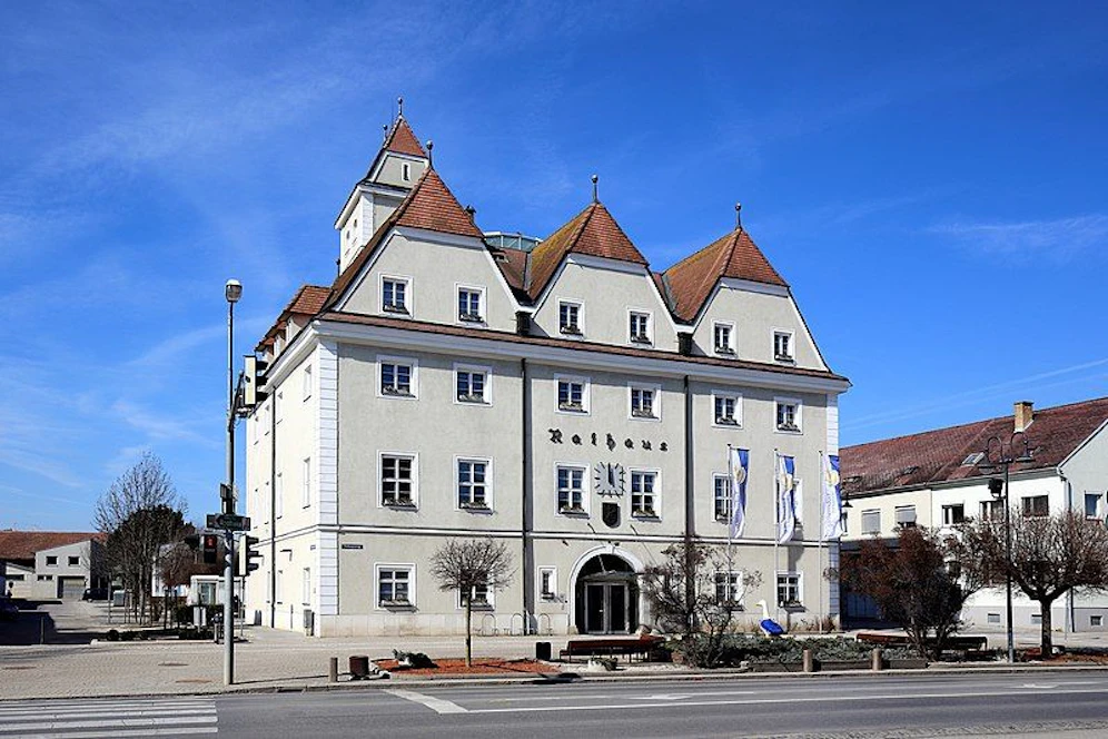Das Rathaus in Gänserndorf: Den größten Zuzug gab es in Gänserndorf.