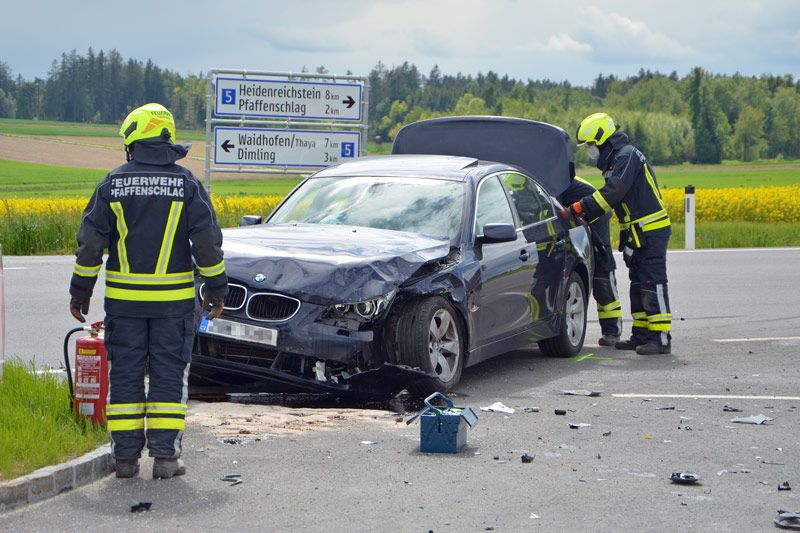 Die Feuerwehr beim Einsatz