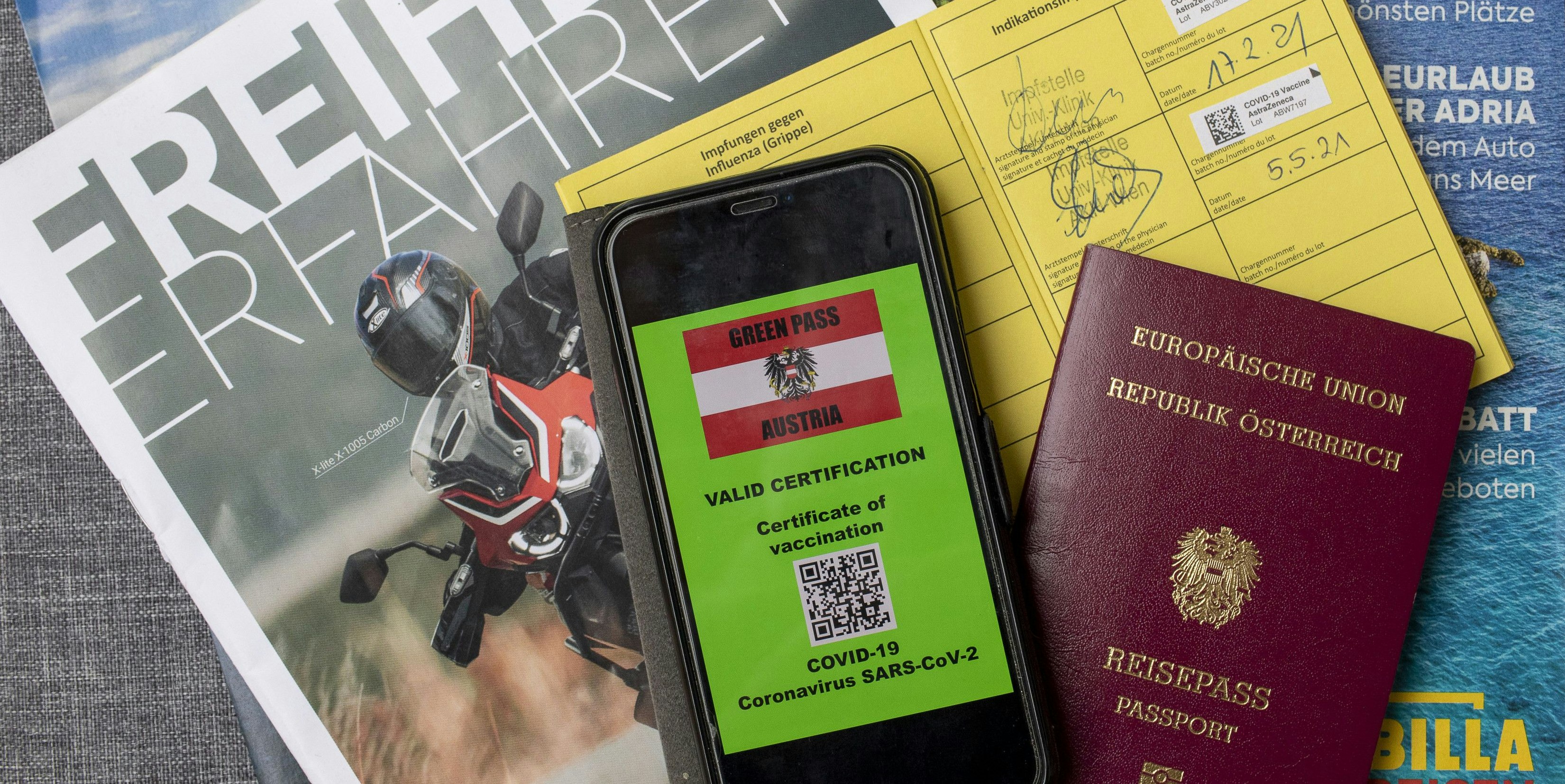 Der Grüne Pass soll in Österreich bereits Anfang Juni starten.