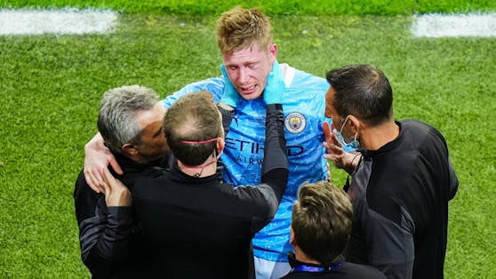 Kevin De Bruyne ist schwer gezeichnet.