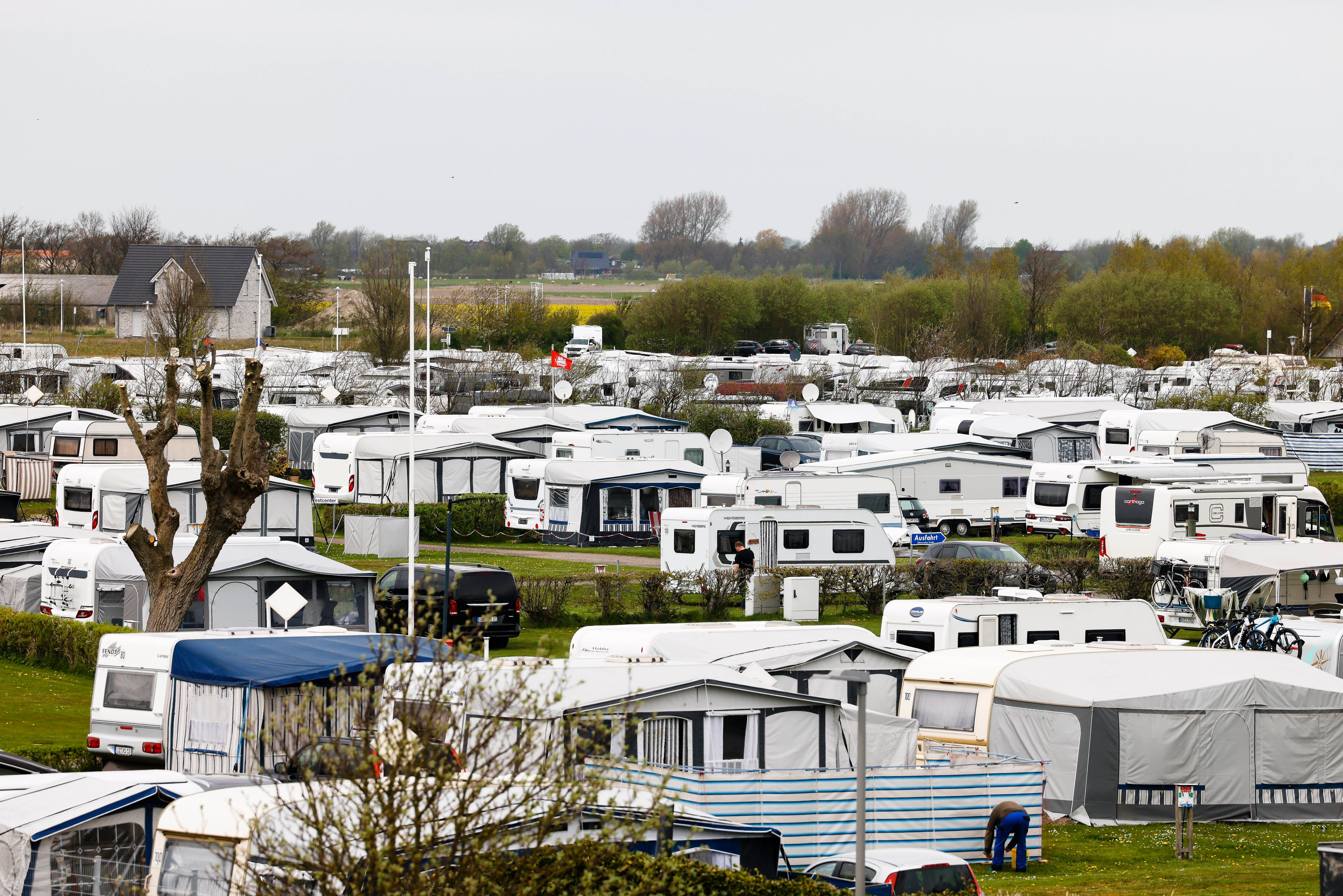 Auf dem Campingplatz wurde die Situation immer angespannter. Symbolbild. 