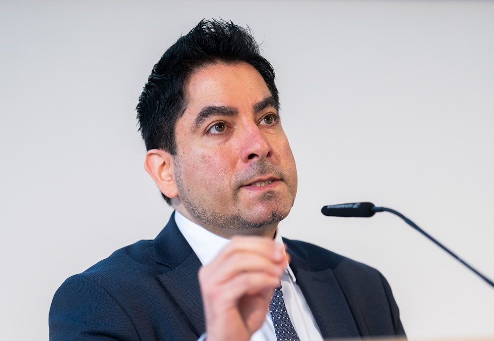 Vors. Mouhanad Khorchide (Wissenschaftlicher Beirat Dokumentationsstelle) am Donnerstag, 27. Mai 2021, im Rahmen eines PG der Dokumentationsstelle Politischer Islam zum Thema 