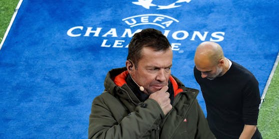 Lothar Matthäus nimmt sich Pep Guardiola zur Brust.
