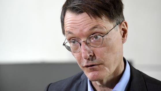 Karl Lauterbach bei einem Pressestatement in Berlin, März 2021.