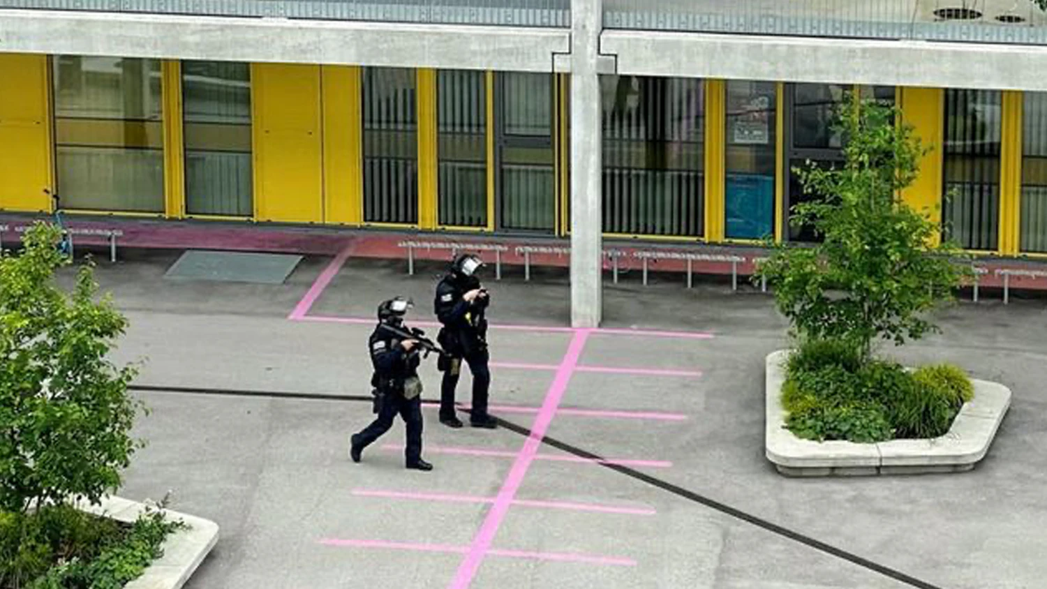 Wega-Einsatz in einer Schule in Wien-Donaustadt