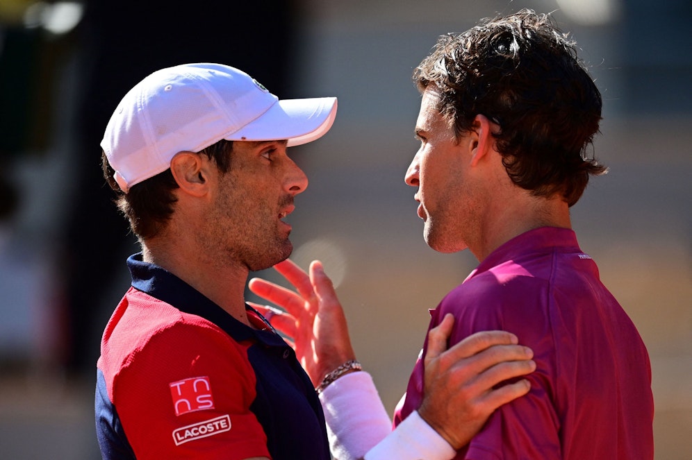 Andujar schlug Thiem: 