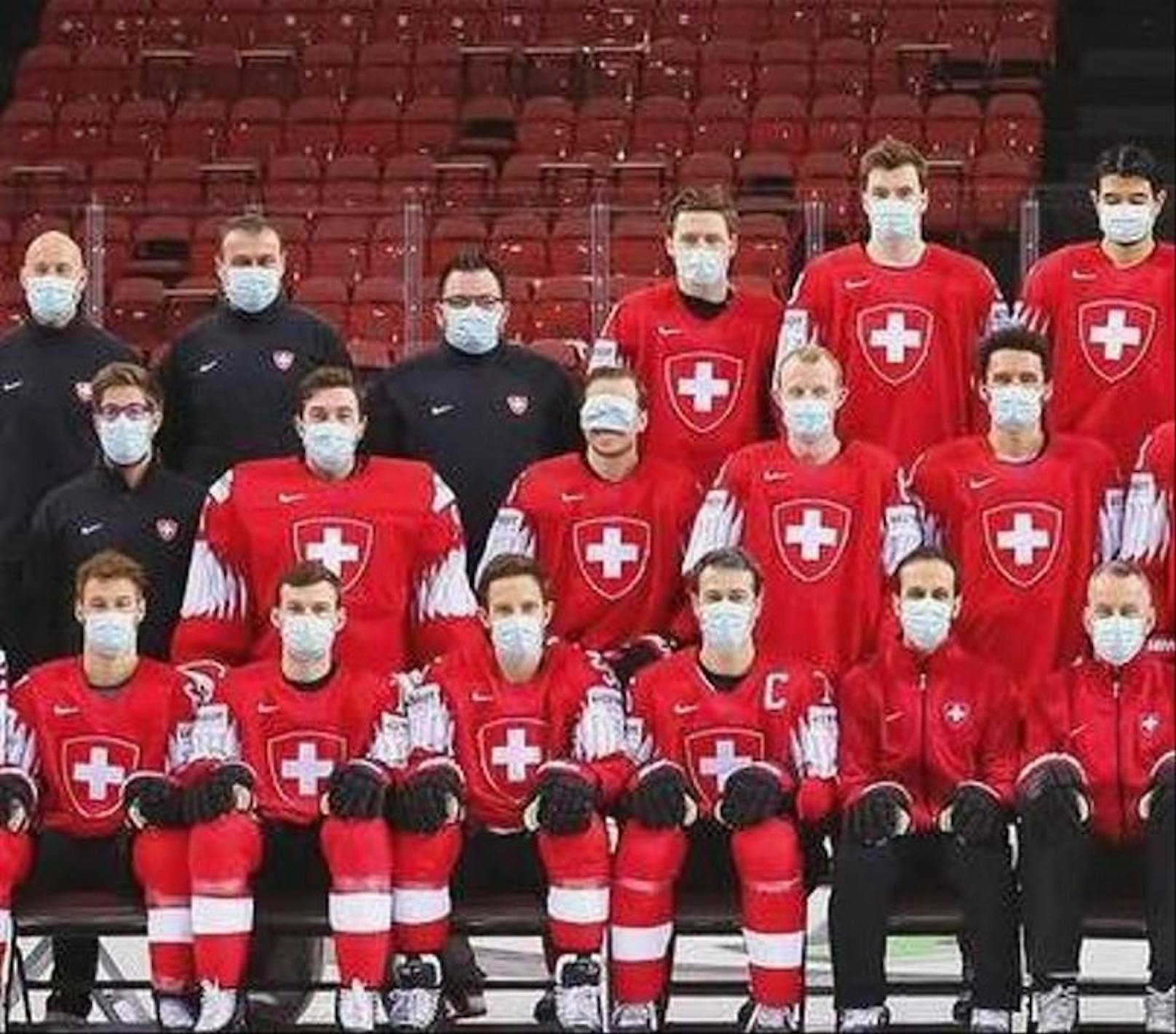 Masken-Fail beim Schweizer Nationalteam