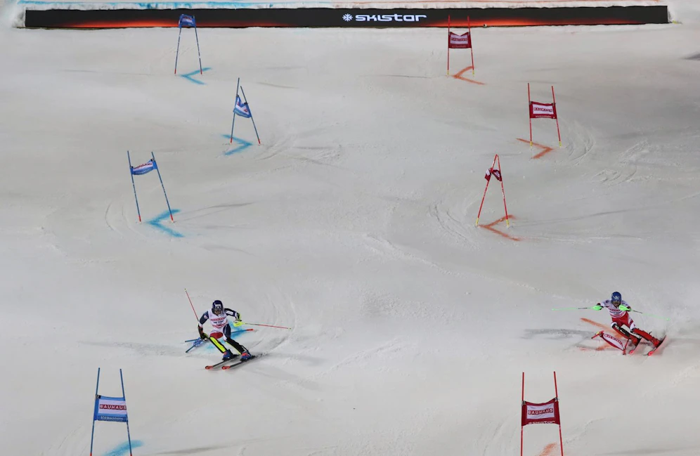 Marco Schwarz raste in Cortina zu WM-Gold.