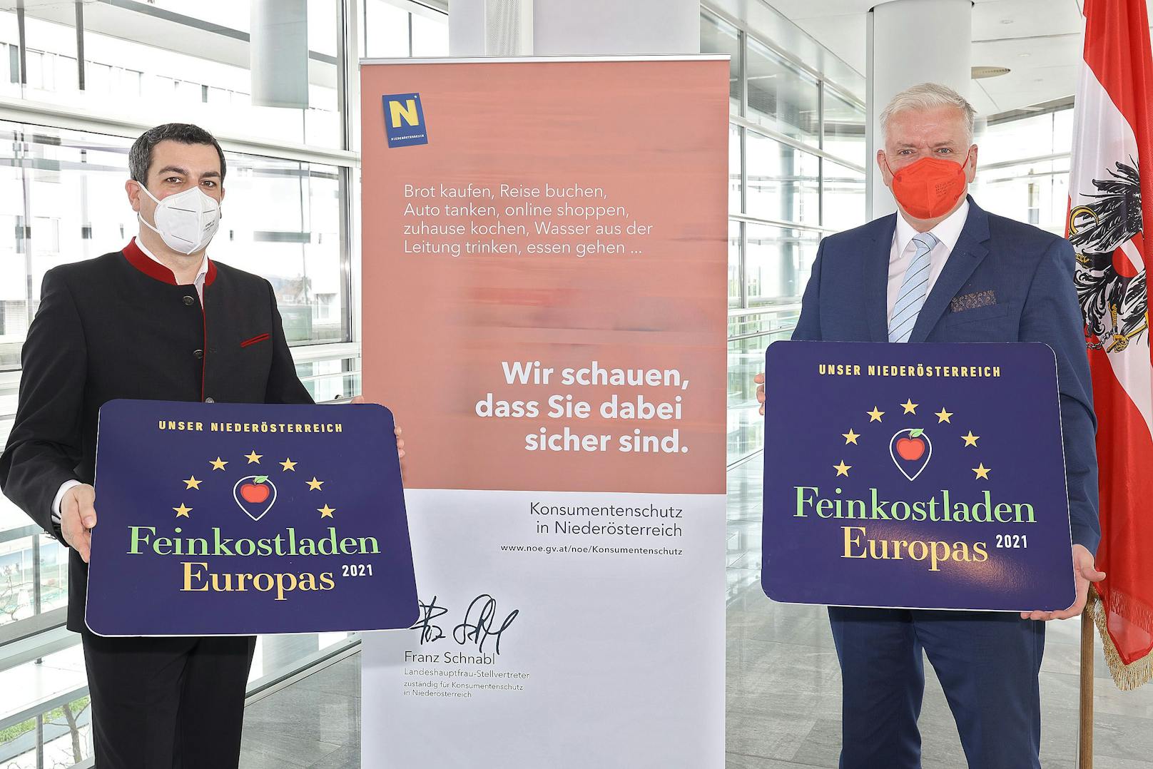 Günther Sidl und Franz Schnabl (beide SPÖ) wollen Gemeinde vor den Vorhang holen.