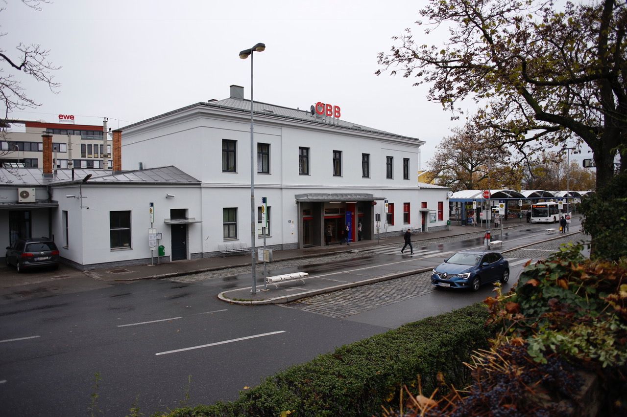 Der Bahnhof in Mödling
