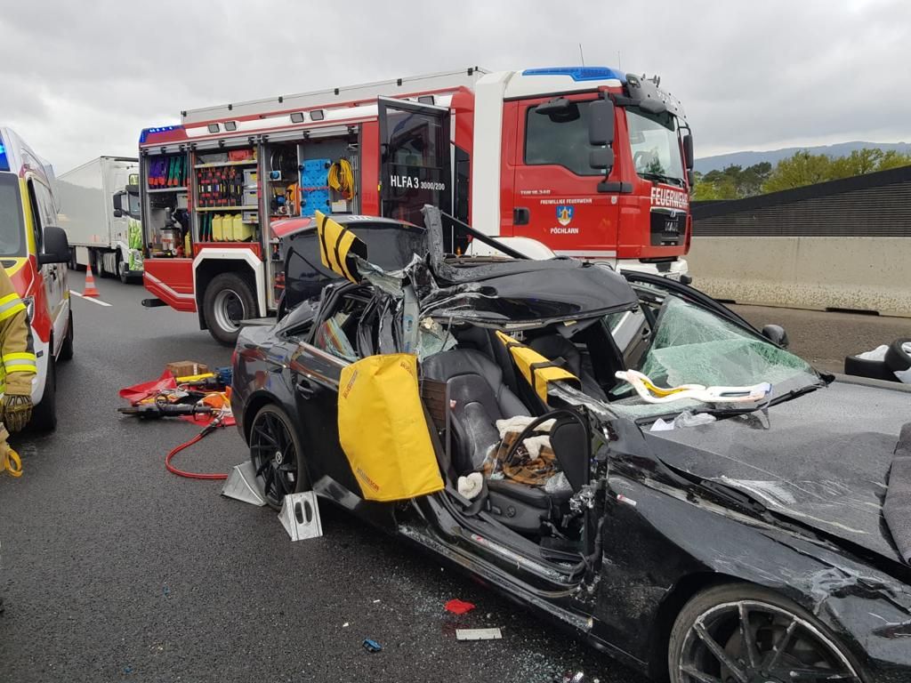 Schwerer Unfall auf der A1