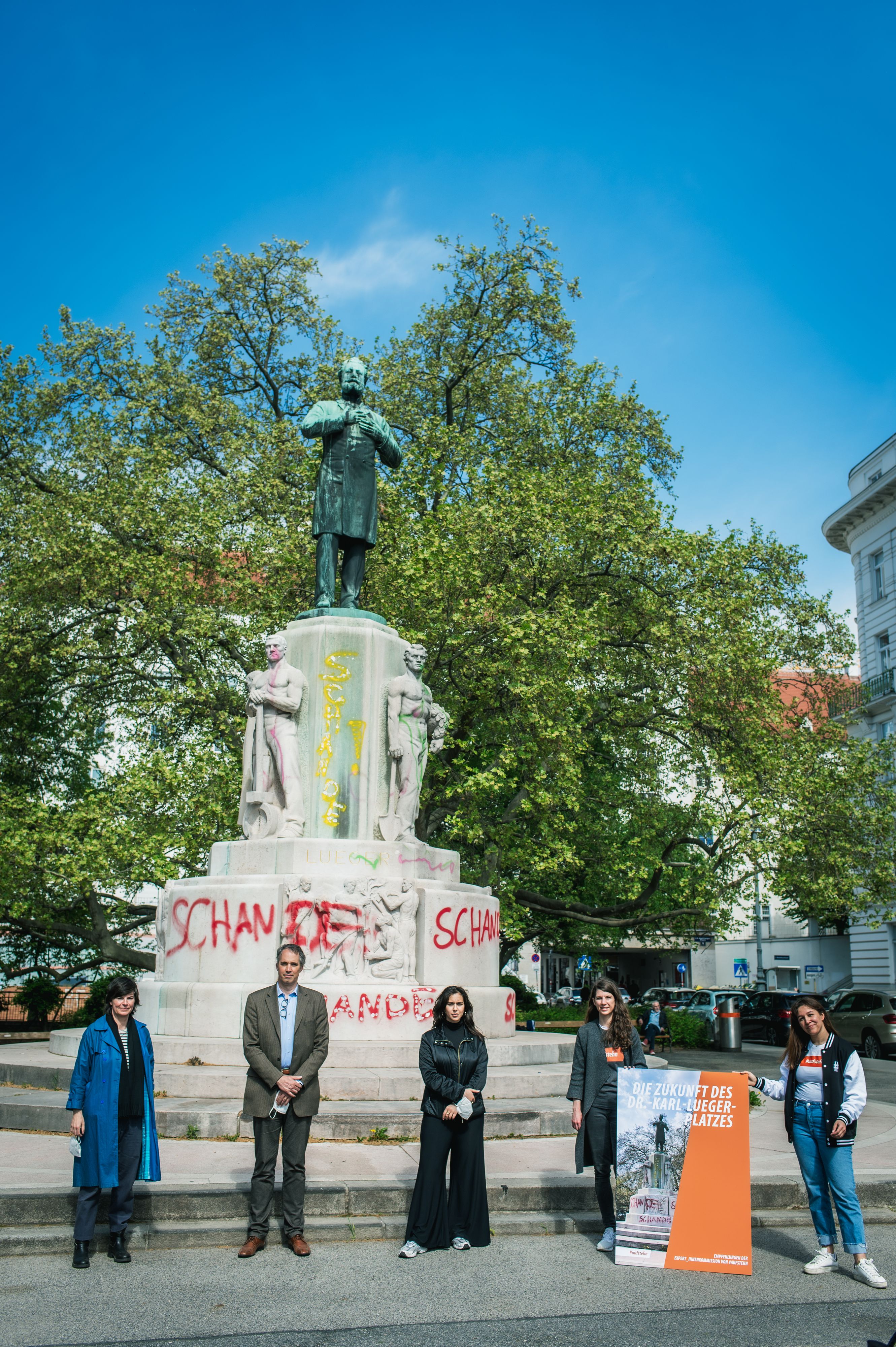 Expertenkommission empfiehlt die Umgestaltung von Dr.-Karl-Lueger-Platz und Denkmal.