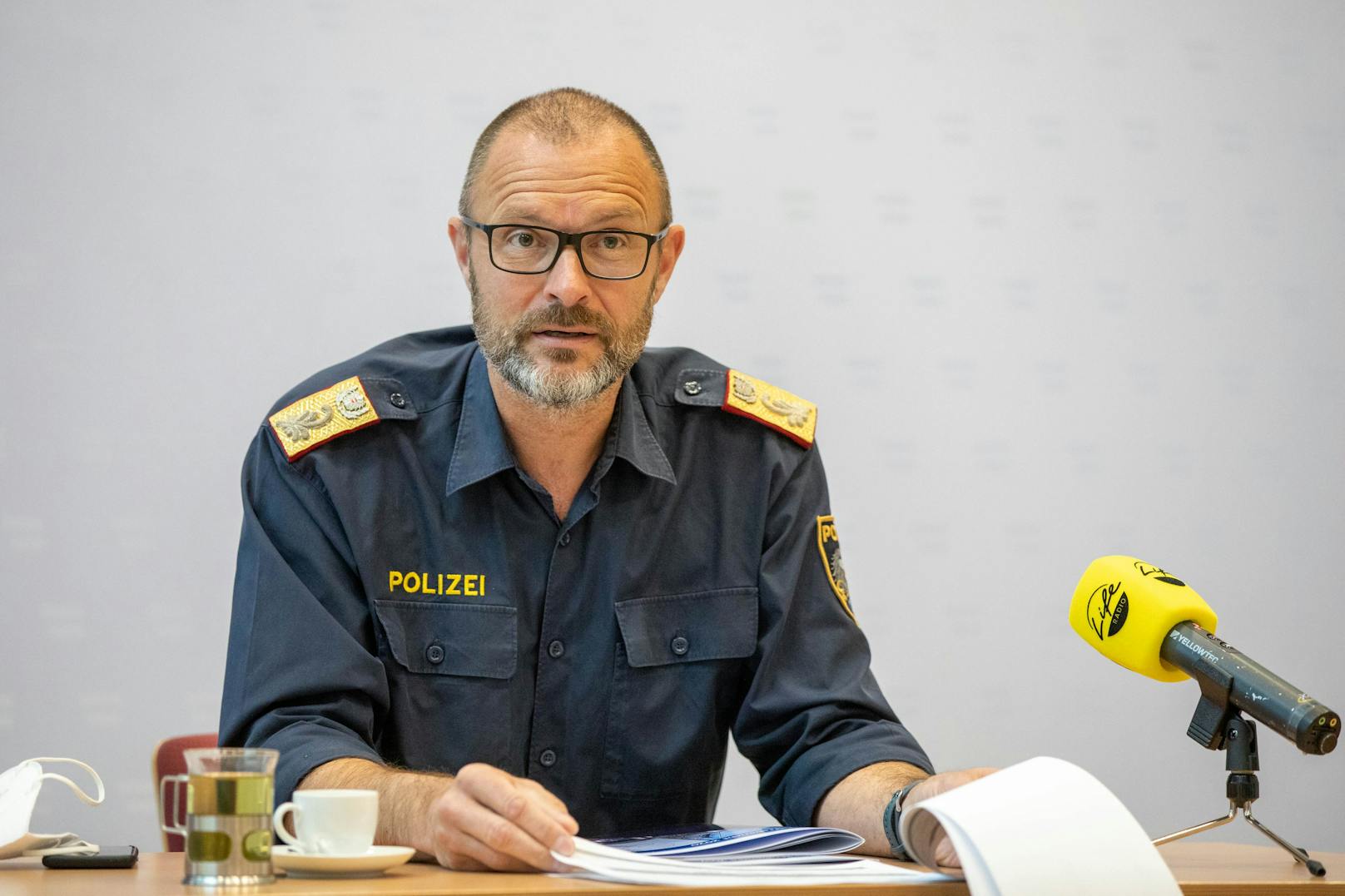 OÖ-Polizeidirektor Andreas Pilsl stellte Mittwochvormittag den Leistungsbereich 2020 vor.