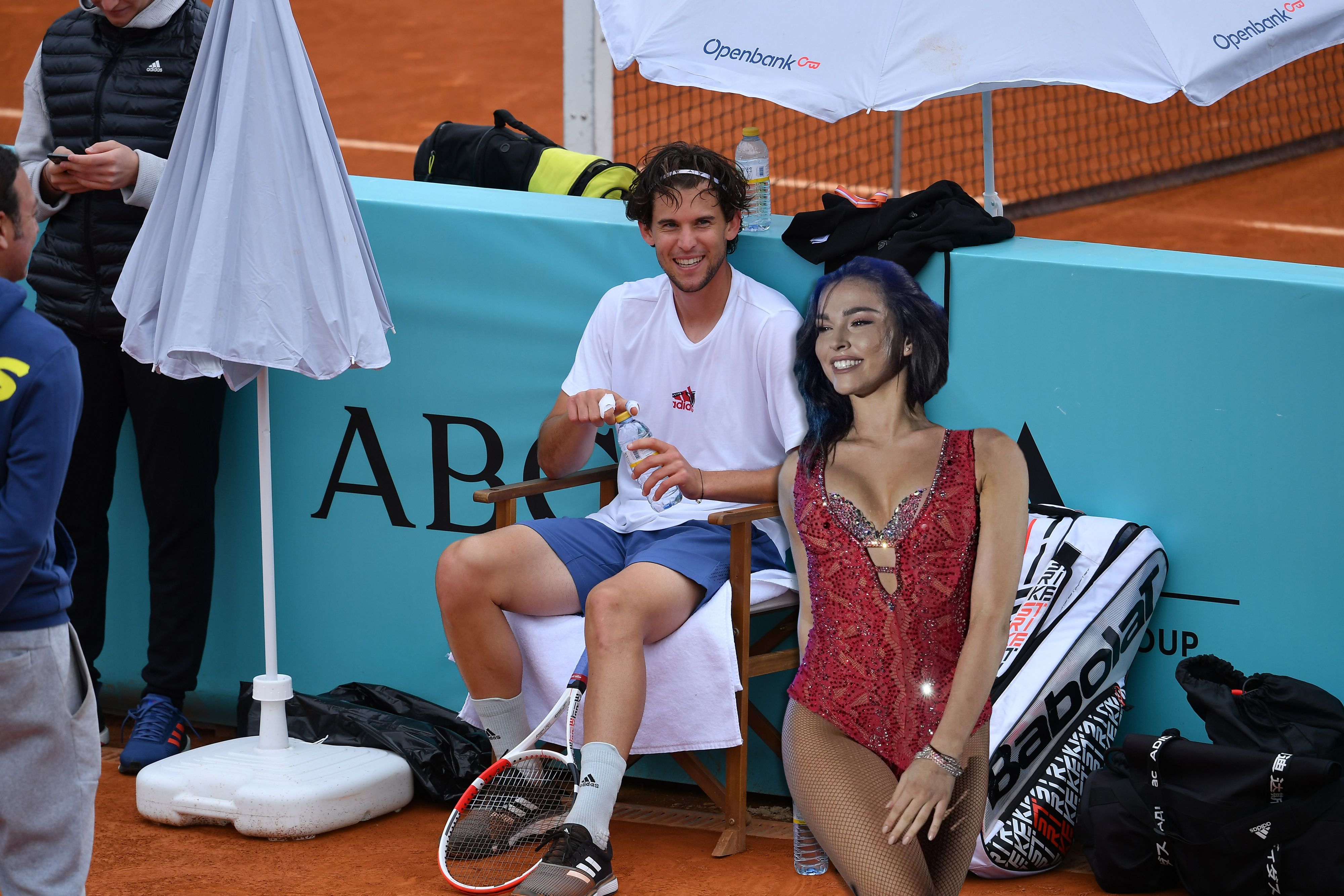 Dominic Thiem (l.) mit Freundin Lili Paul-Roncalli