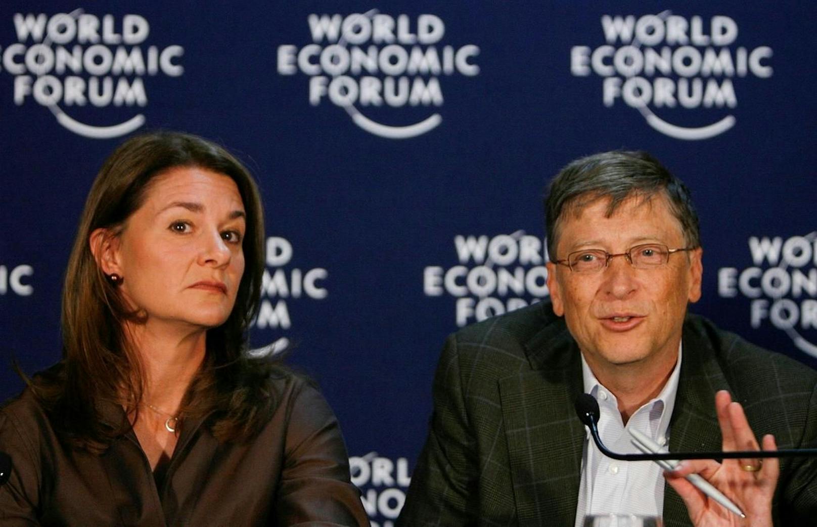 2009 war das Ehepaar am WEF in Davos zu Gast.