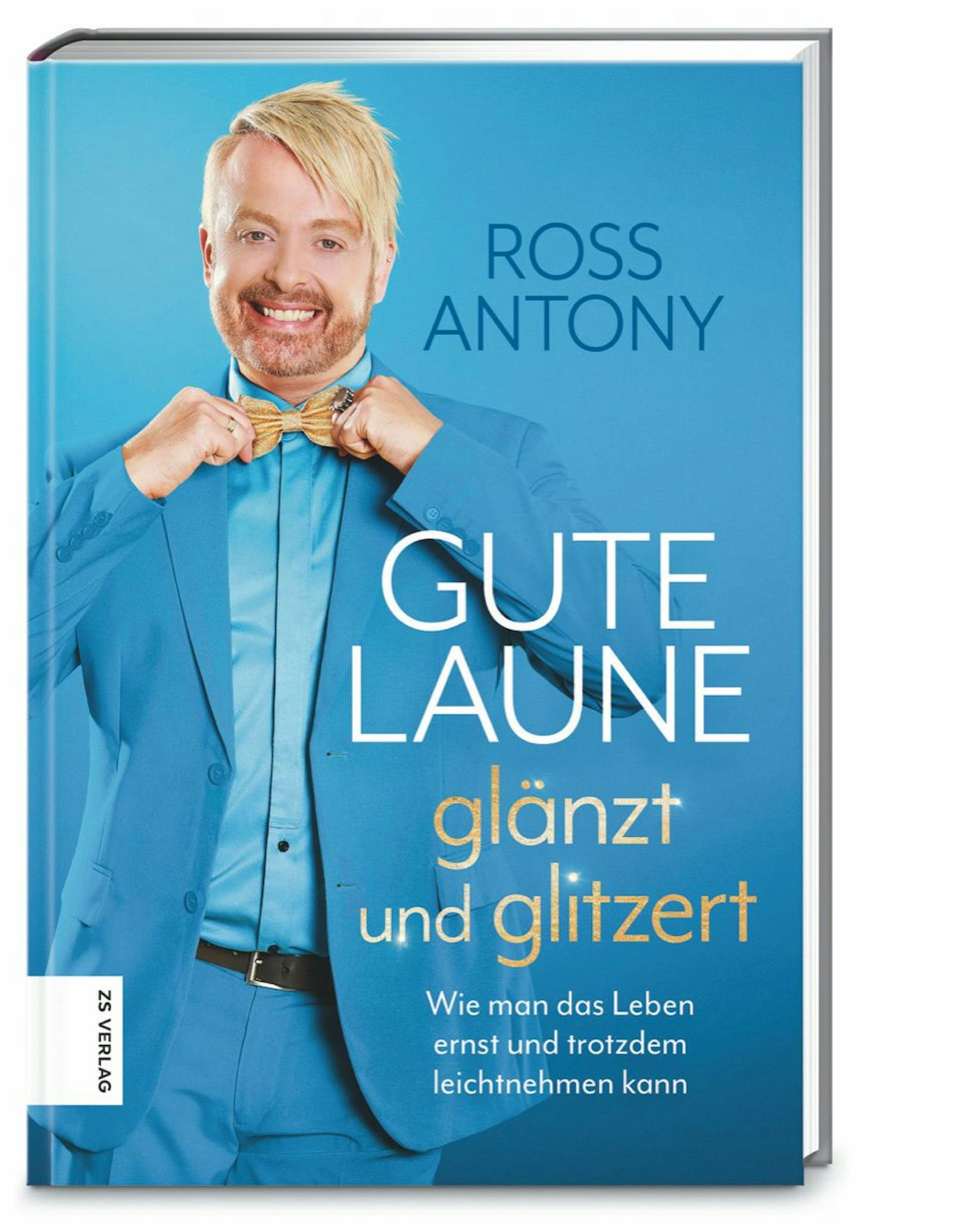 Sein Ratgeber "Gute Laune glänzt und glitzert" ist im ZS Verlag erschienen.