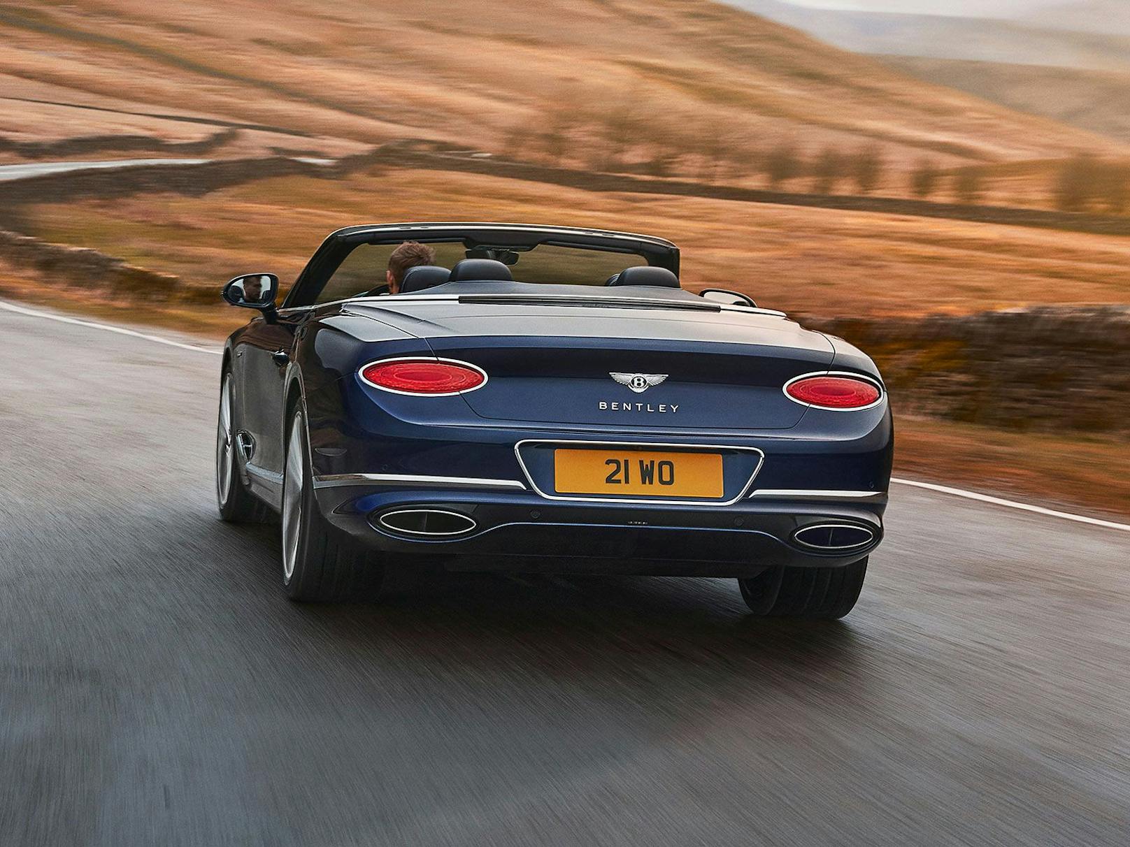 Der Bentley Continental GT Speed Cabrio vereint Luxus und Sportlichkeit.