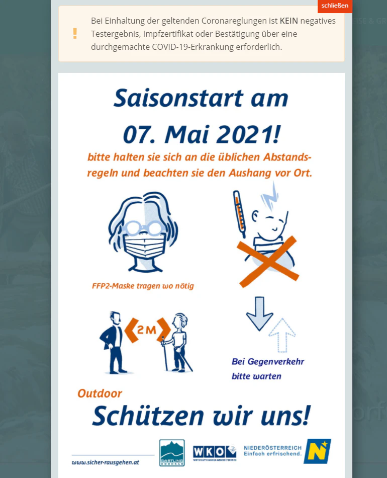Es wurde ein Präventionskonzept vorbereitet.