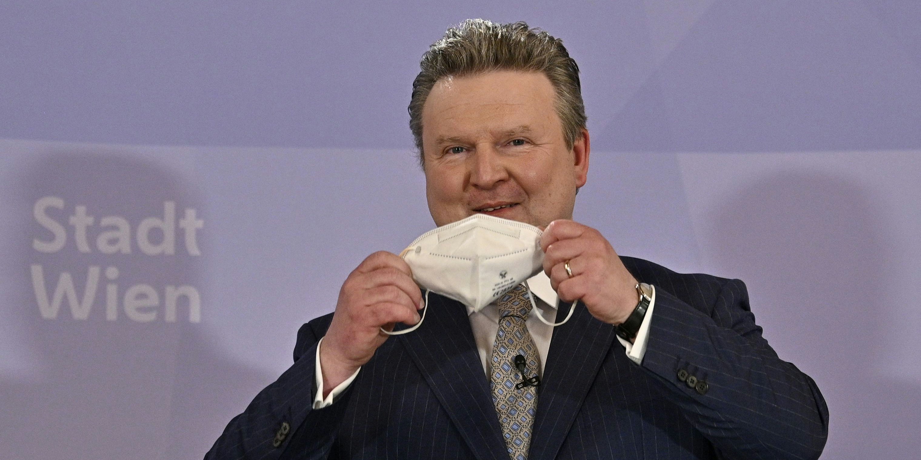 Michael Ludwig (SPÖ) bei der Pressekonferenz zu den Öffnungen in Wien am 6. Mai 2021.