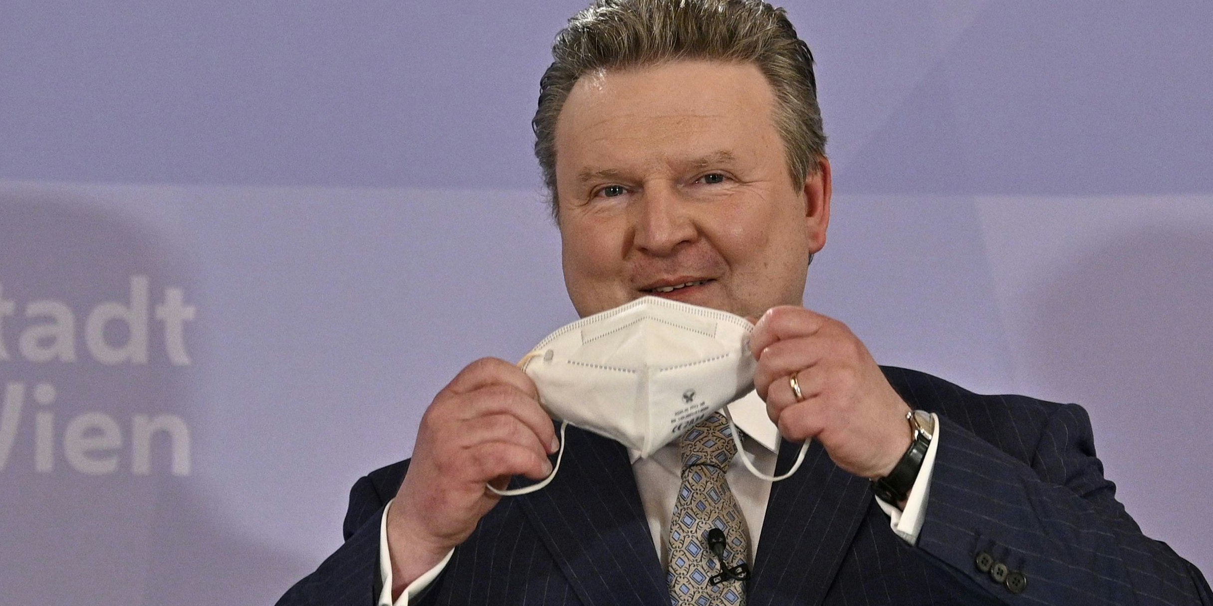 Michael Ludwig (SPÖ) bei der Pressekonferenz zu den Öffnungen in Wien am 6. Mai 2021.