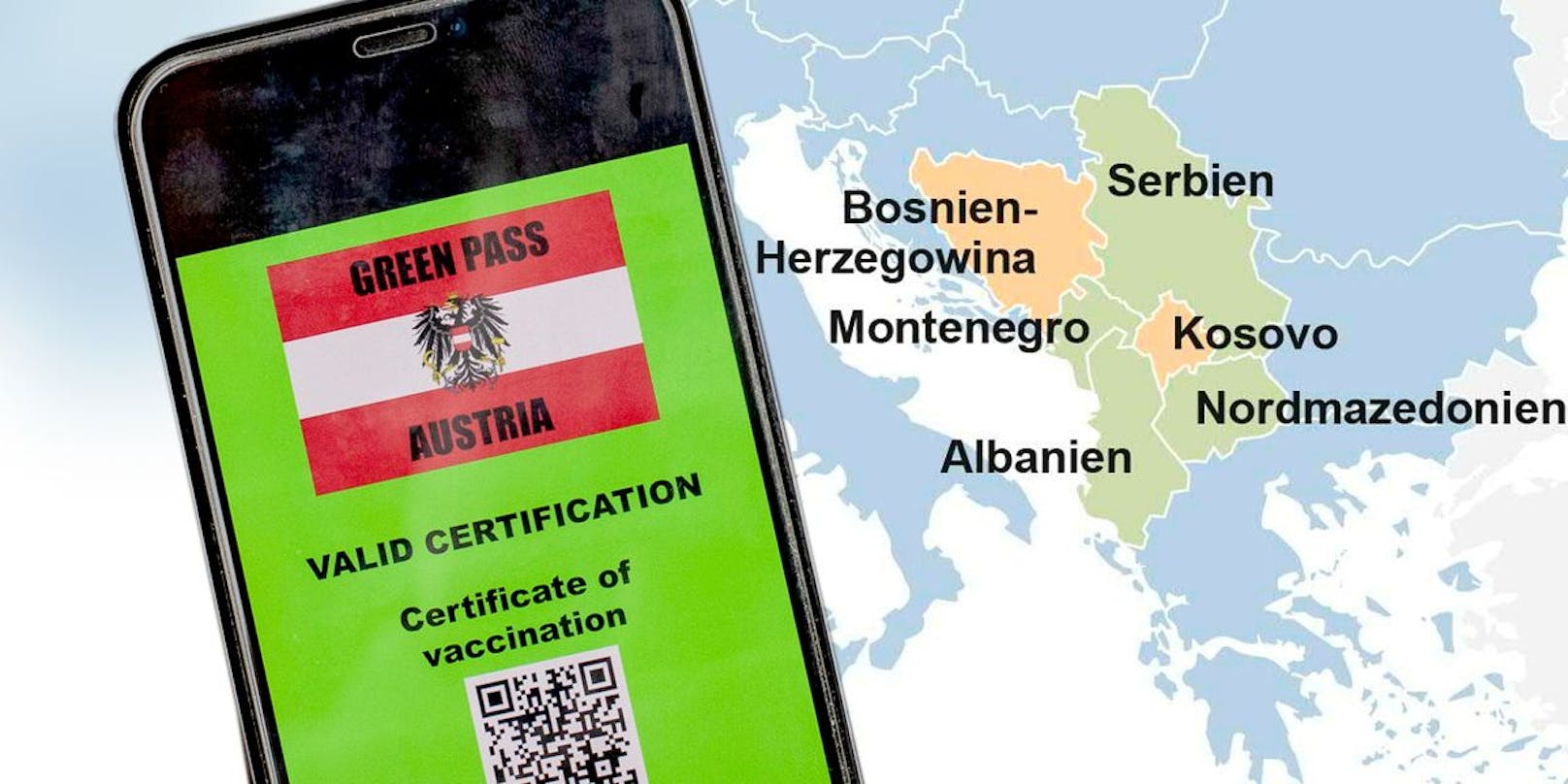 "Grüner Pass" soll auch für Balkanstaaten gelten