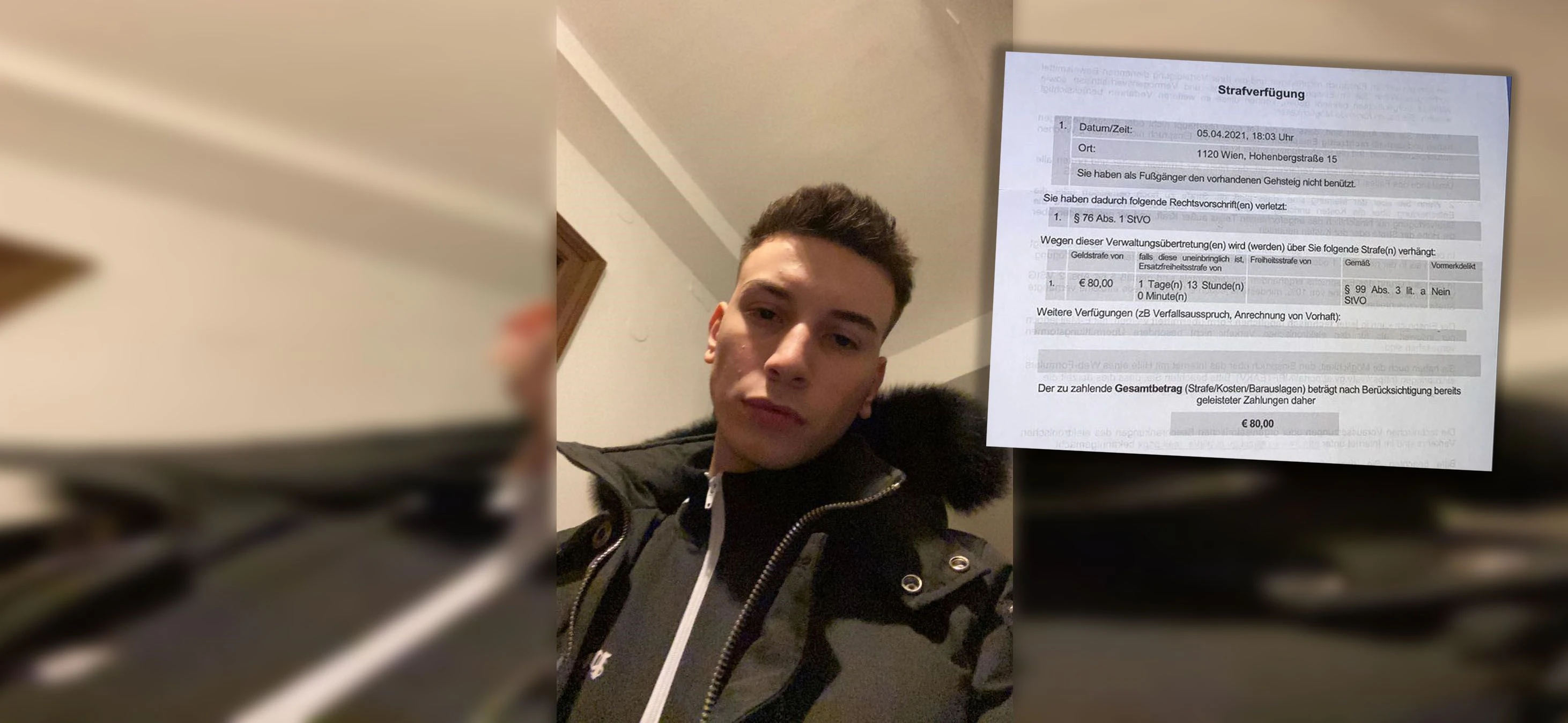 Stefan soll nun 80 Euro bezahlen. Der Grund: Er ging zu seinem Auto über die Straße.
