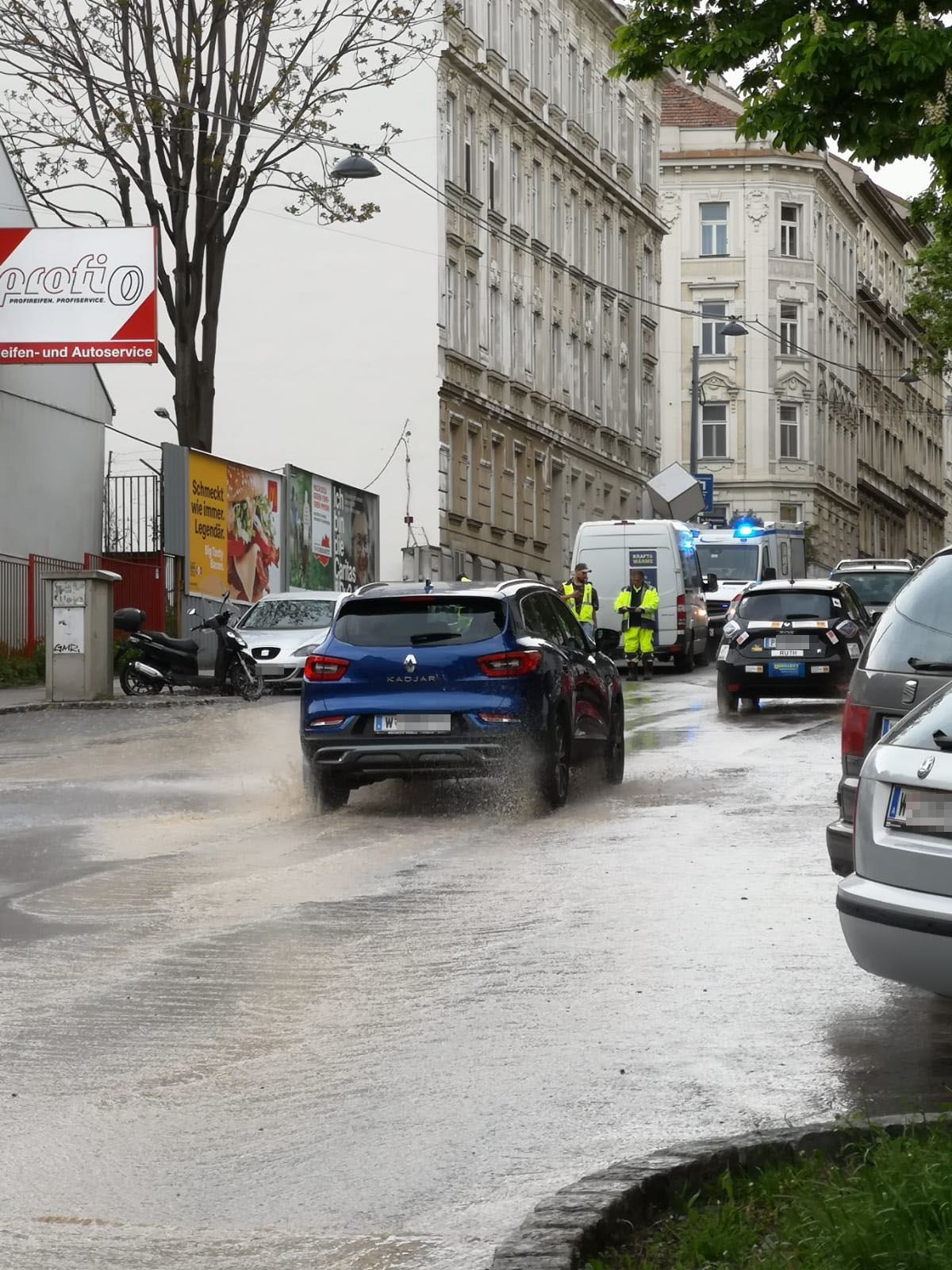 Wasserrohrbruch in Wien-Penzing (Symbolfoto)