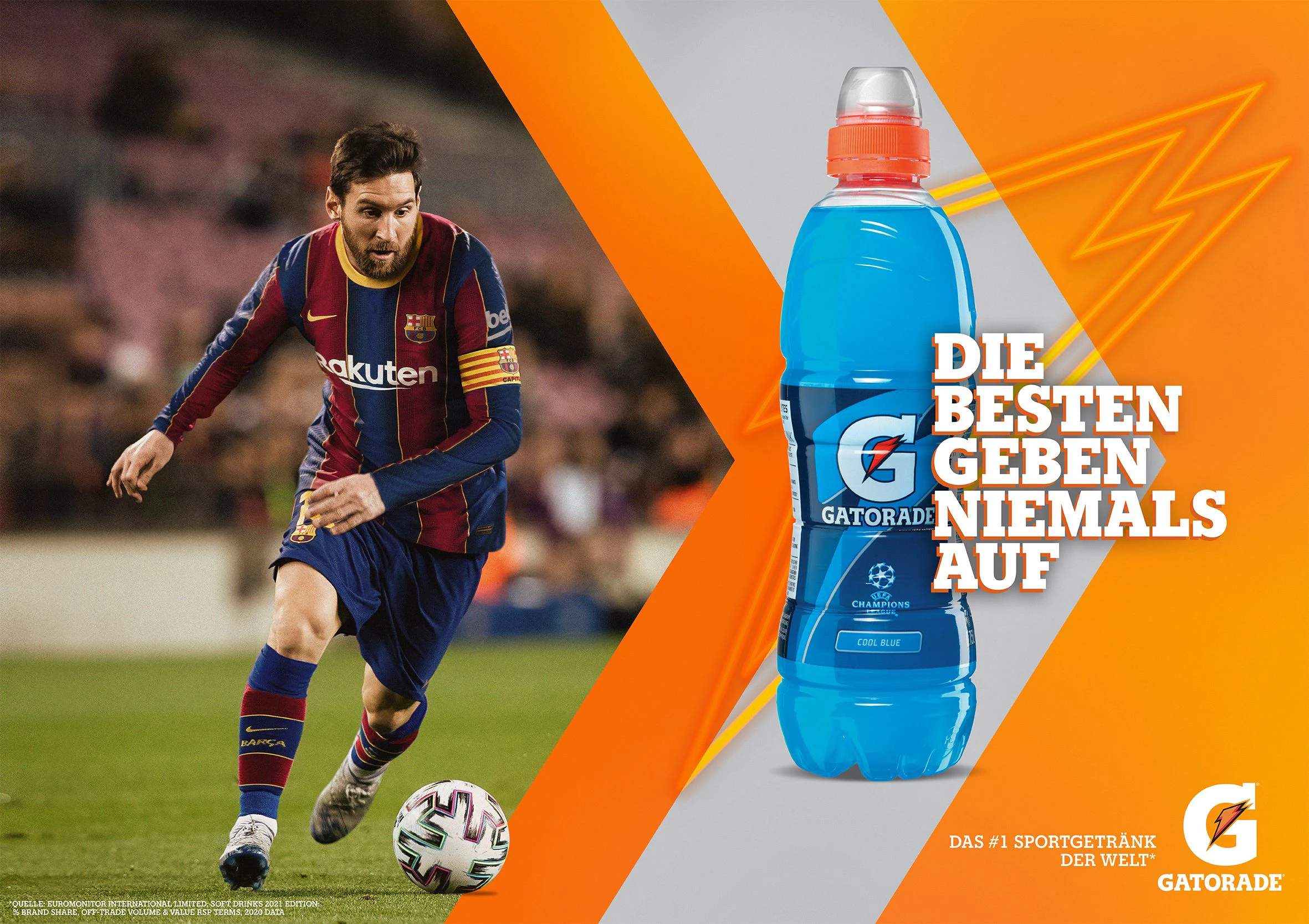 Gatorade-Packages zur UEFA Champions Leage