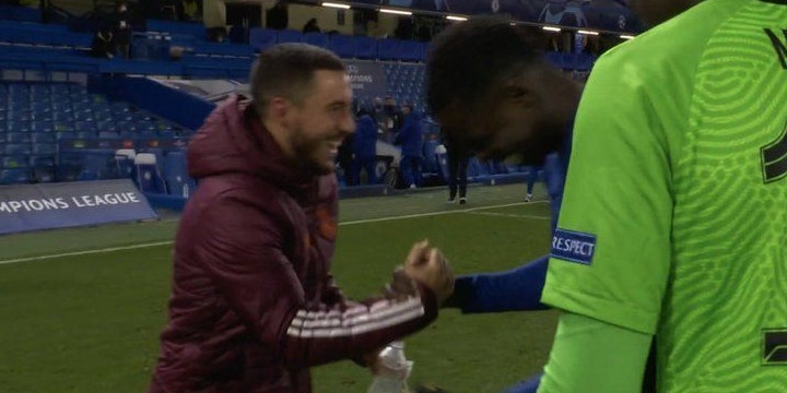 Eden Hazard lachte nach Reals Champions-League-Aus. 