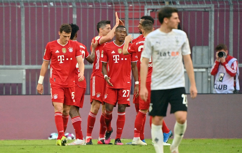 Jubel bei den Bayern