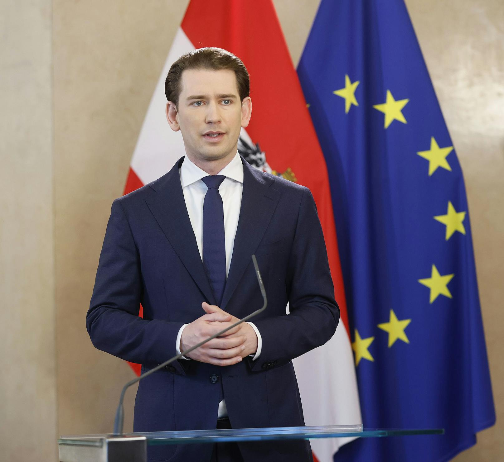 Bundeskanzler Sebastian Kurz (ÖVP) sieht den österreichischen Weg durch die Corona-Krise bestätigt.